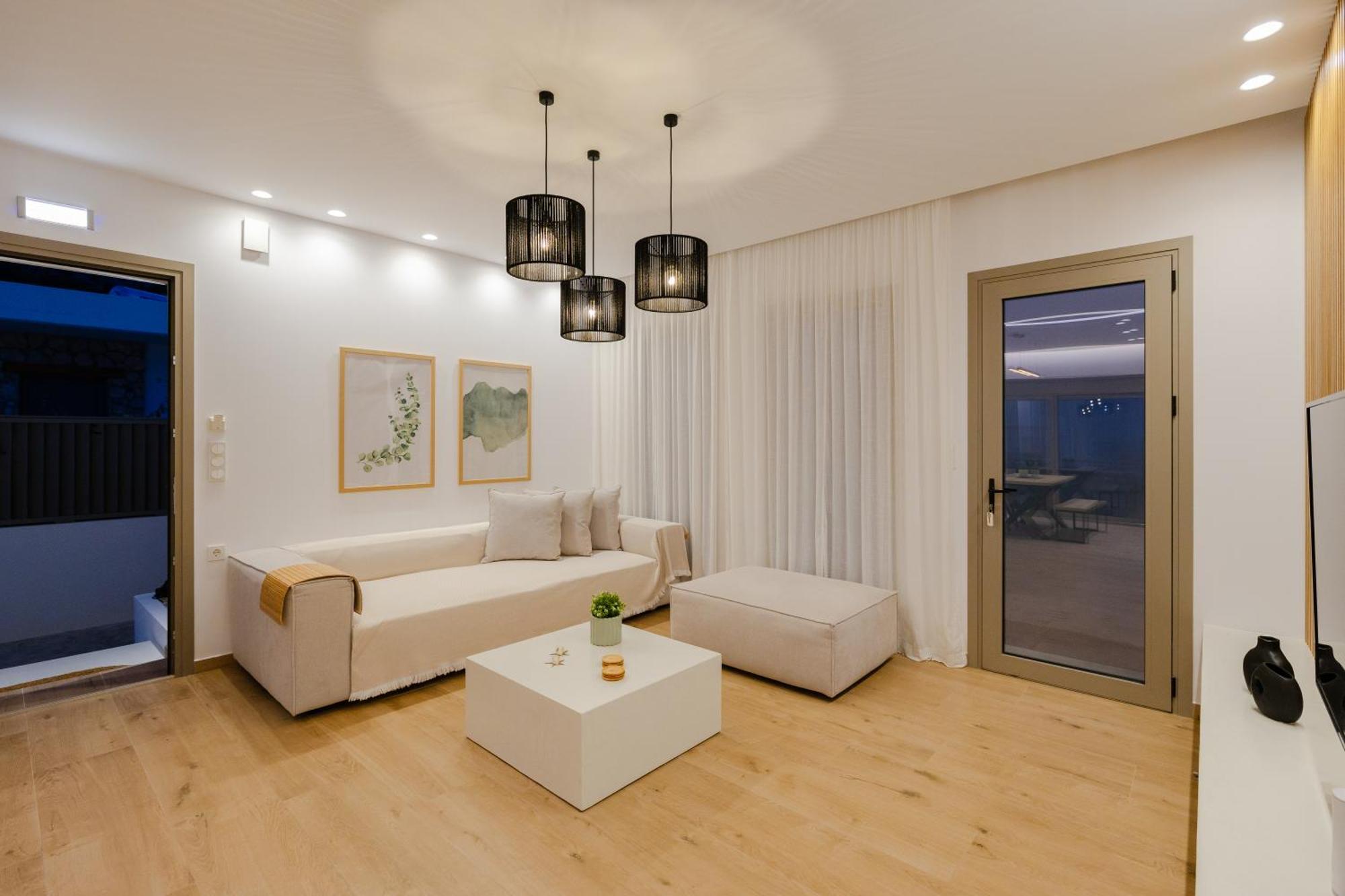 아크앤젤로스 Ikia Seascape At Stegna 빌라 외부 사진